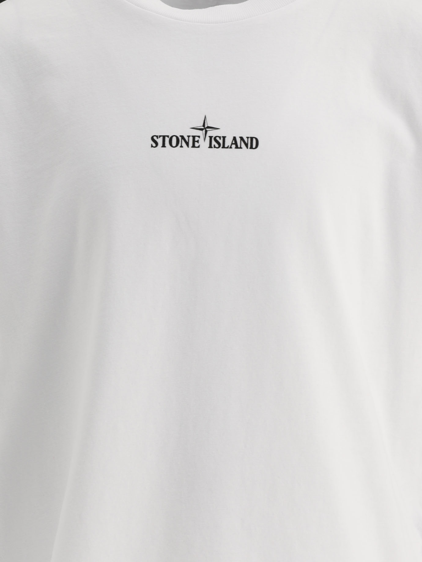 STONE ISLAND JUNIOR White Stone Island t-shirt